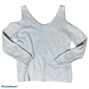 Banana republic gray long sleeve sweater medium